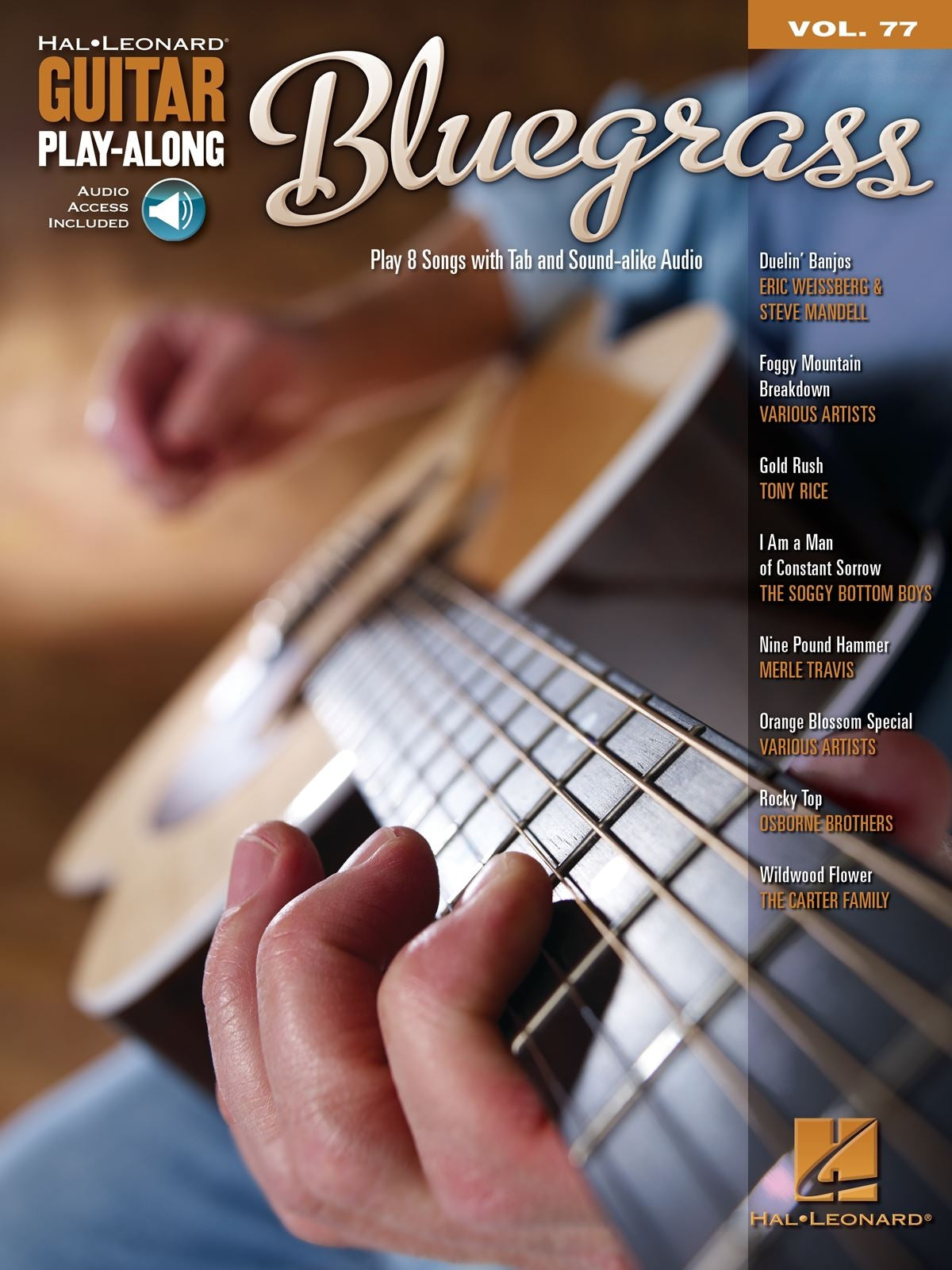 Bluegrass – Guitar Play-Along Volume 77 | Gitaar