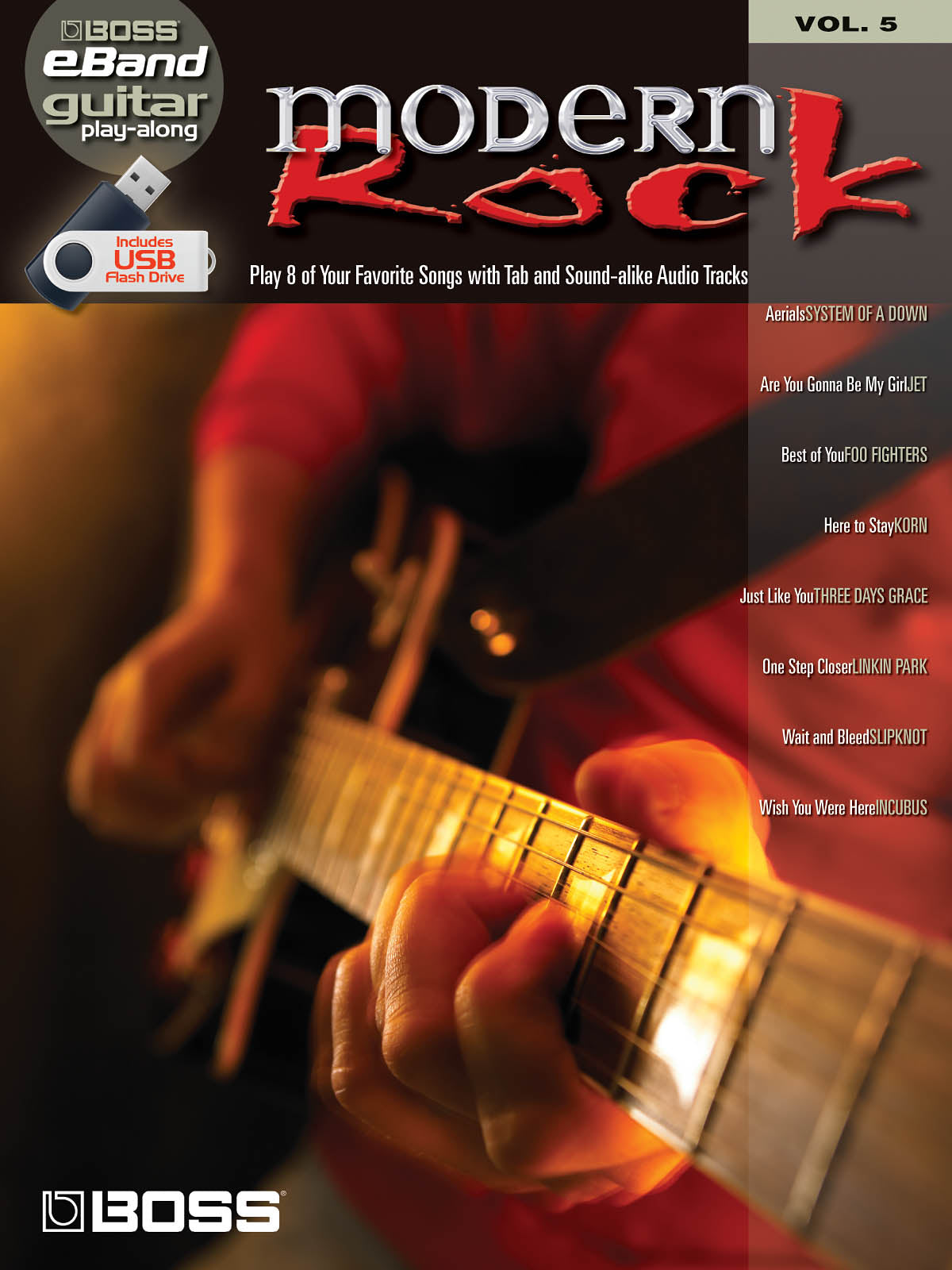 Modern Rock – Boss eBand Guitar Play-Along Volume 5 | Gitaar