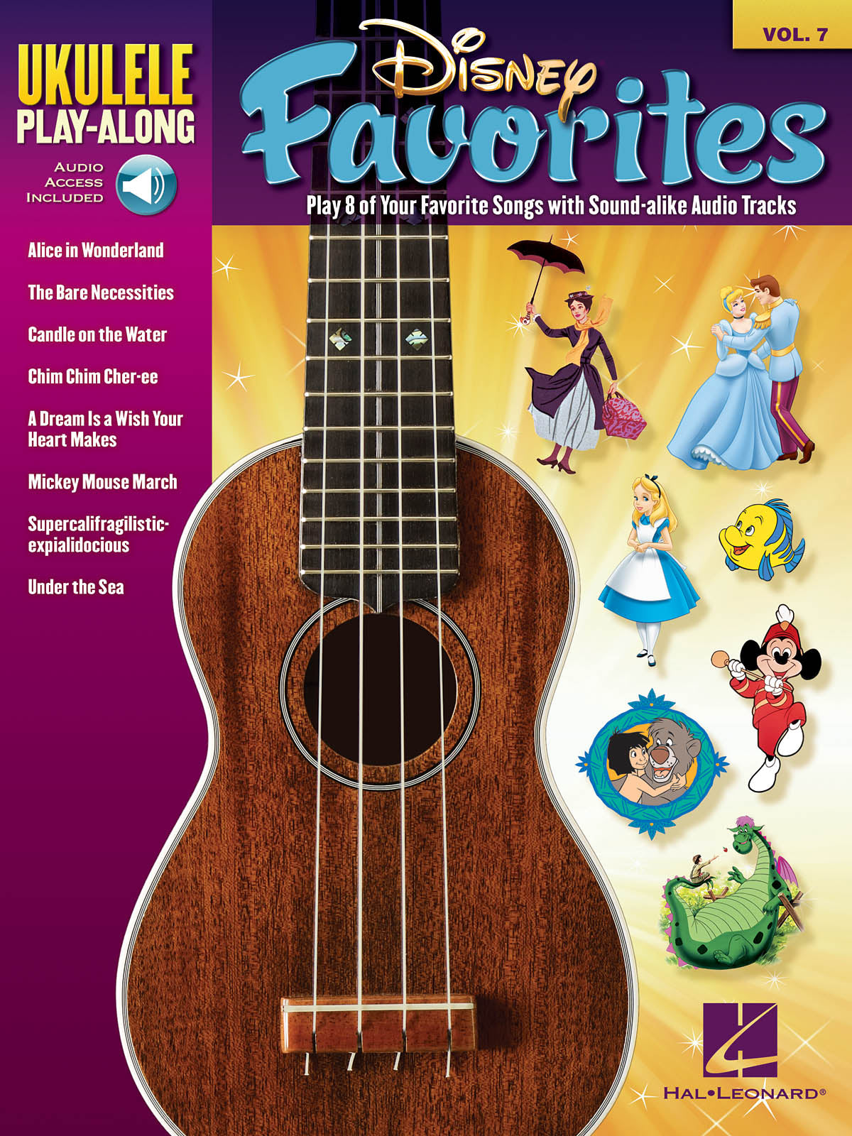 Disney Favorites – Ukulele Play-Along: Volume 7 - 8 Favorites | Ukelele