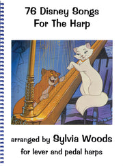 76 Disney Songs for the Harp – for lever abd pedal harps