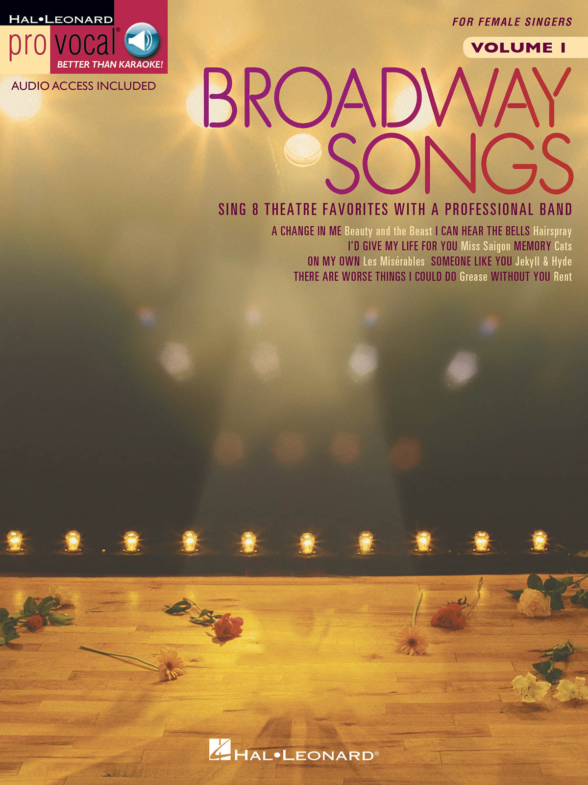Broadway Songs – Pro Vocal Women's Edition Volume 1 | Piano, zang en gitaar