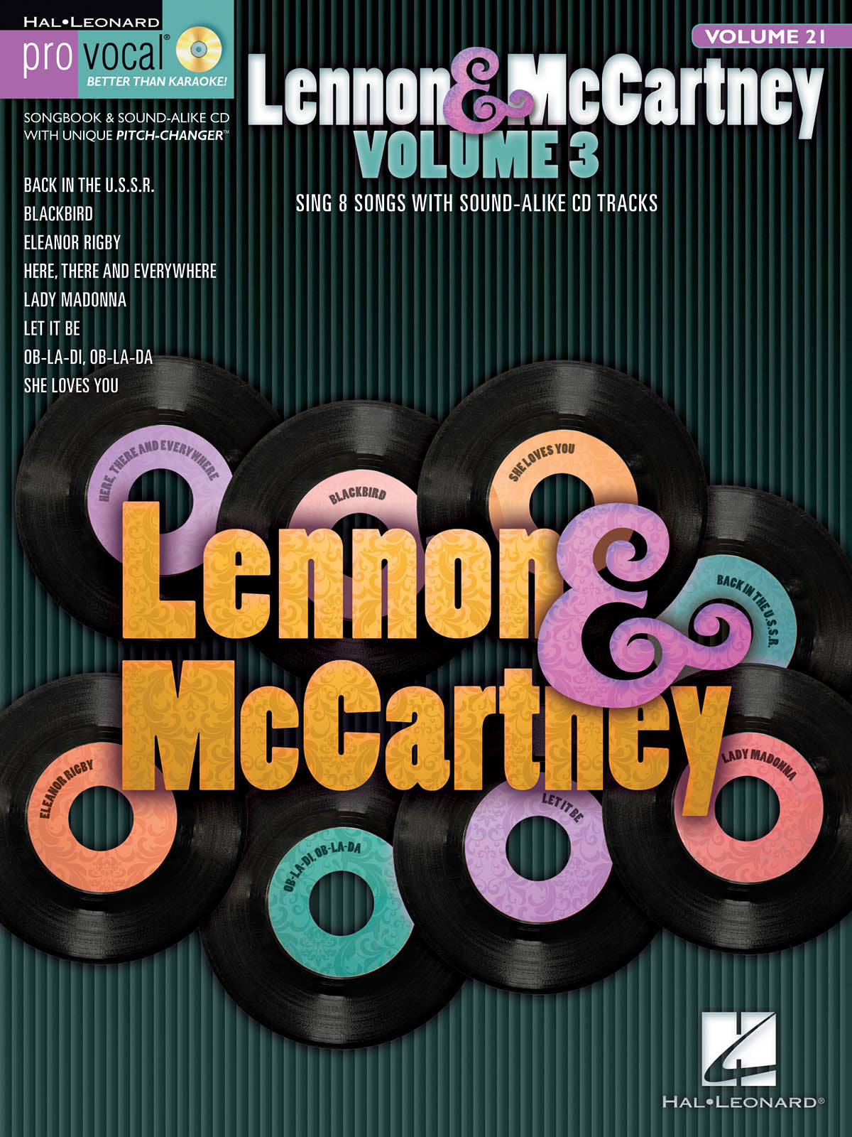 Lennon & McCartney Volume 3 Pro Vocal – Men's Edition Volume 21 | Piano, zang en gitaar