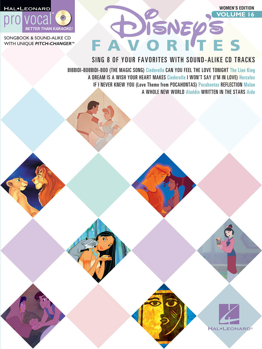 Disney Favorites – Pro Vocal Women's Edition: Volume 16 - 8 Favorites | Voice