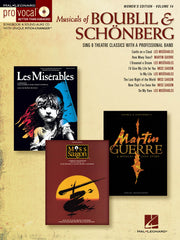 Musicals of Boublil & Sch?nberg – Pro Vocal Women's Edition Volume 14 | Piano, zang en gitaar