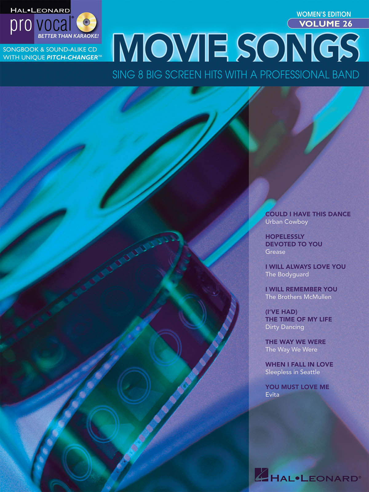 Movie Songs – Pro Vocal Women's Edition Volume 26 | Piano, zang en gitaar