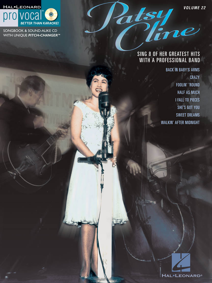 Patsy Cline – Pro Vocal Women's Edition Volume 22 | Piano, zang en gitaar