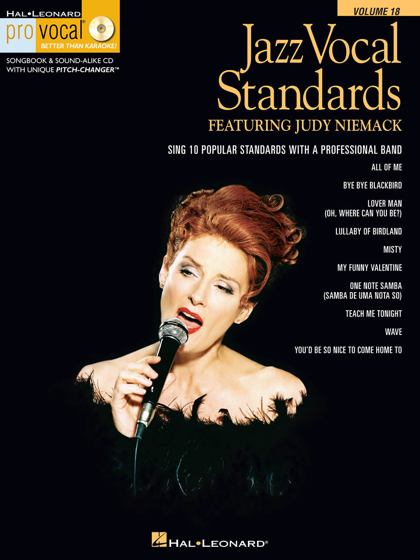 Jazz Vocal Standards – Pro Vocal Women's Edition Volume 18 | Piano, zang en gitaar