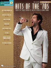 Hits of the '70s – Pro Vocal Men's Edition Volume 37 | Piano, zang en gitaar