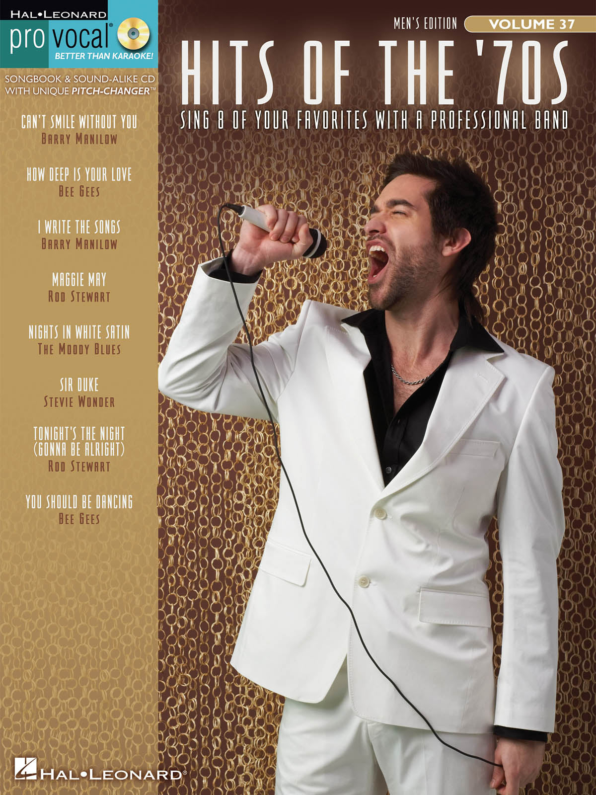 Hits of the '70s – Pro Vocal Men's Edition Volume 37 | Piano, zang en gitaar