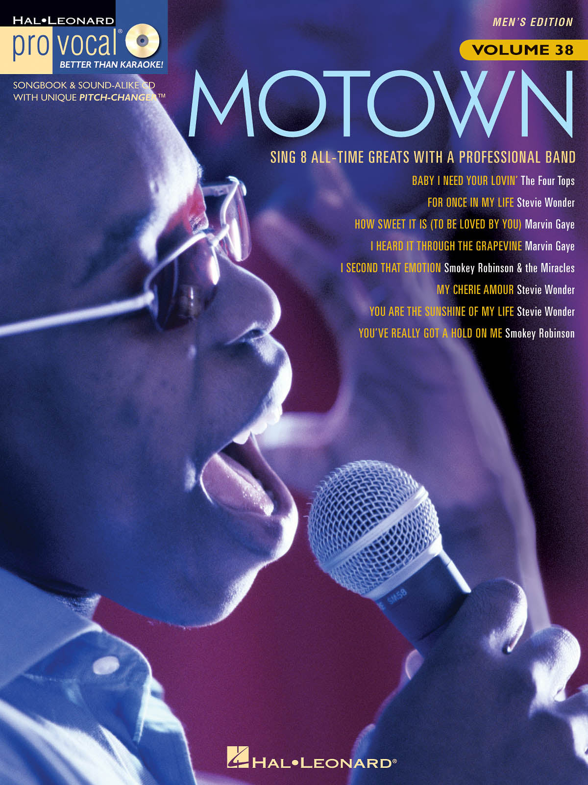 Motown – Pro Vocal Men's Edition Volume 38 | Piano, zang en gitaar