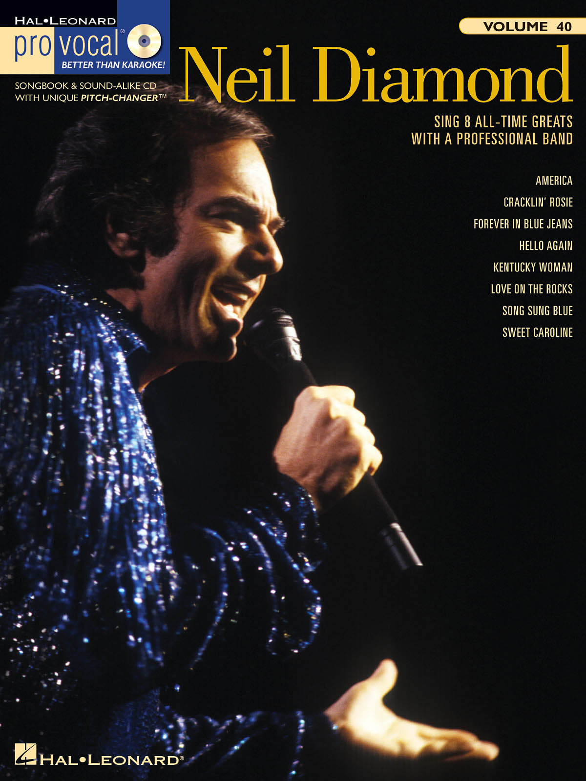 Neil Diamond – Pro Vocal Men's Edition Volume 40 | Piano, zang en gitaar