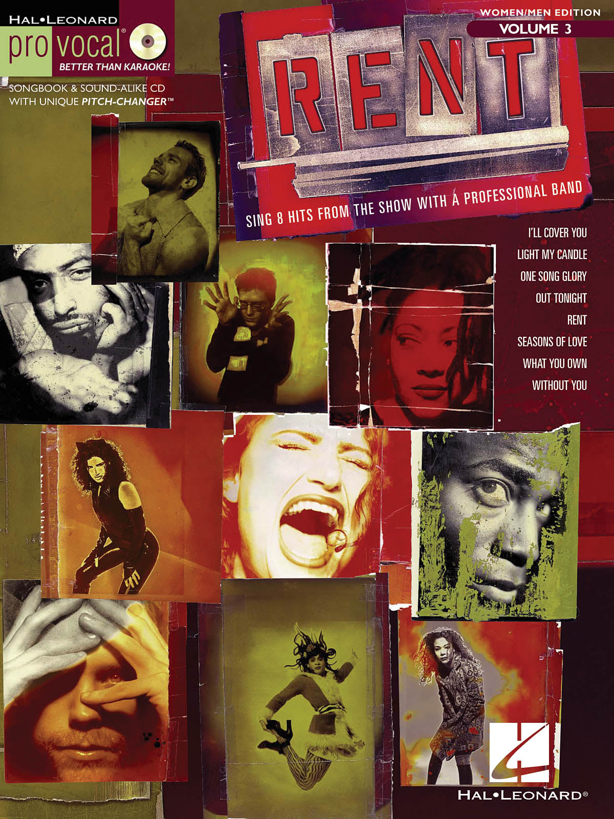 Rent – Pro Vocal Mixed Edition Volume 3 | Piano, zang en gitaar