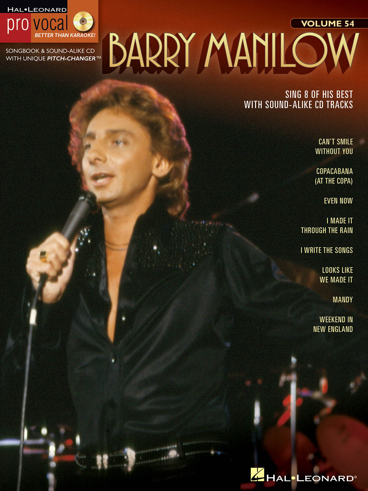 Barry Manilow – Pro Vocal Men's Edition Volume 54 | Piano, zang en gitaar