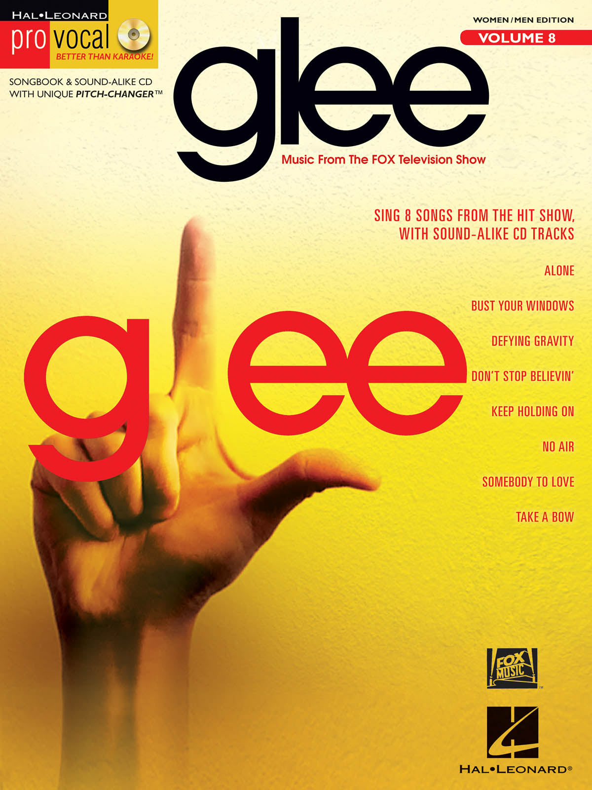 Glee – Pro Vocal Mixed Edition Volume 8 | Piano, zang en gitaar