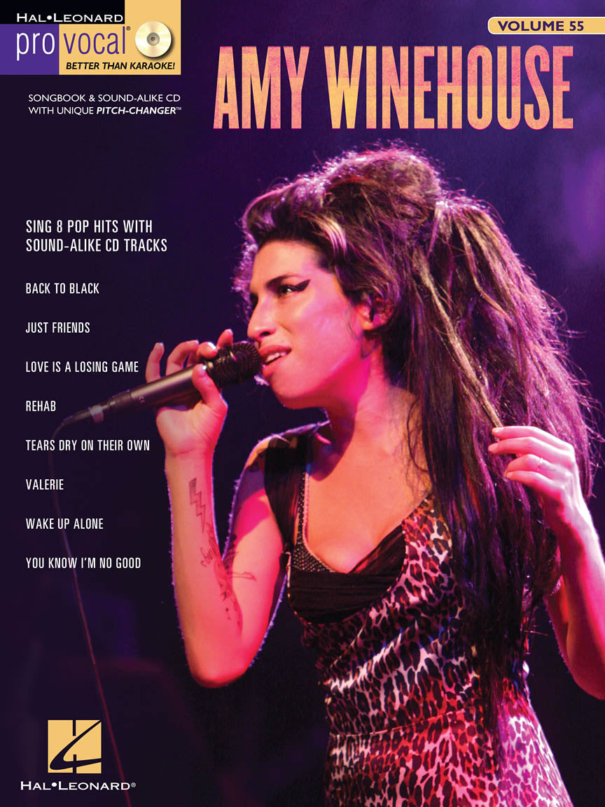 Amy Winehouse – Pro Vocal Women's Edition Volume 55 | Piano, zang en gitaar