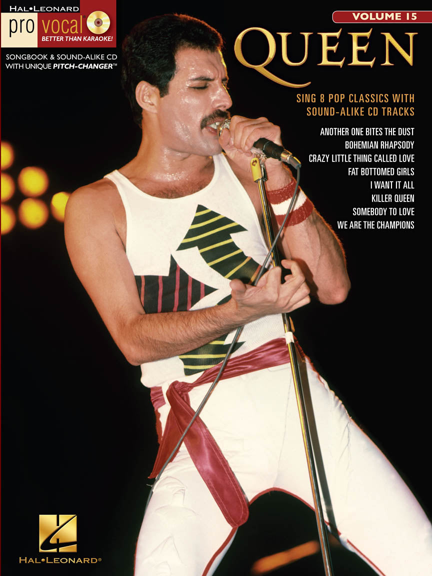 Queen – Pro Vocal Men's Edition Volume 15 | Piano, zang en gitaar