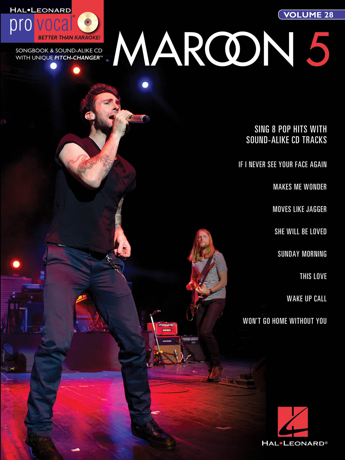Maroon 5 – Pro Vocal Men's Edition Volume 28 | Piano, zang en gitaar