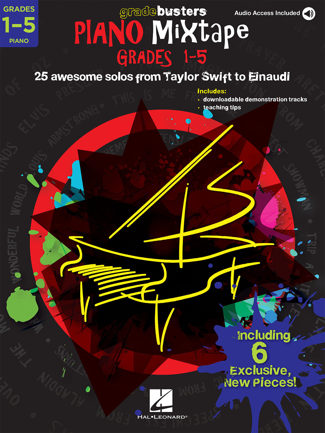 Gradebusters Mixtape Grades 1–5 - Piano – 25 awesome solos from Taylor Swift to Einaudi