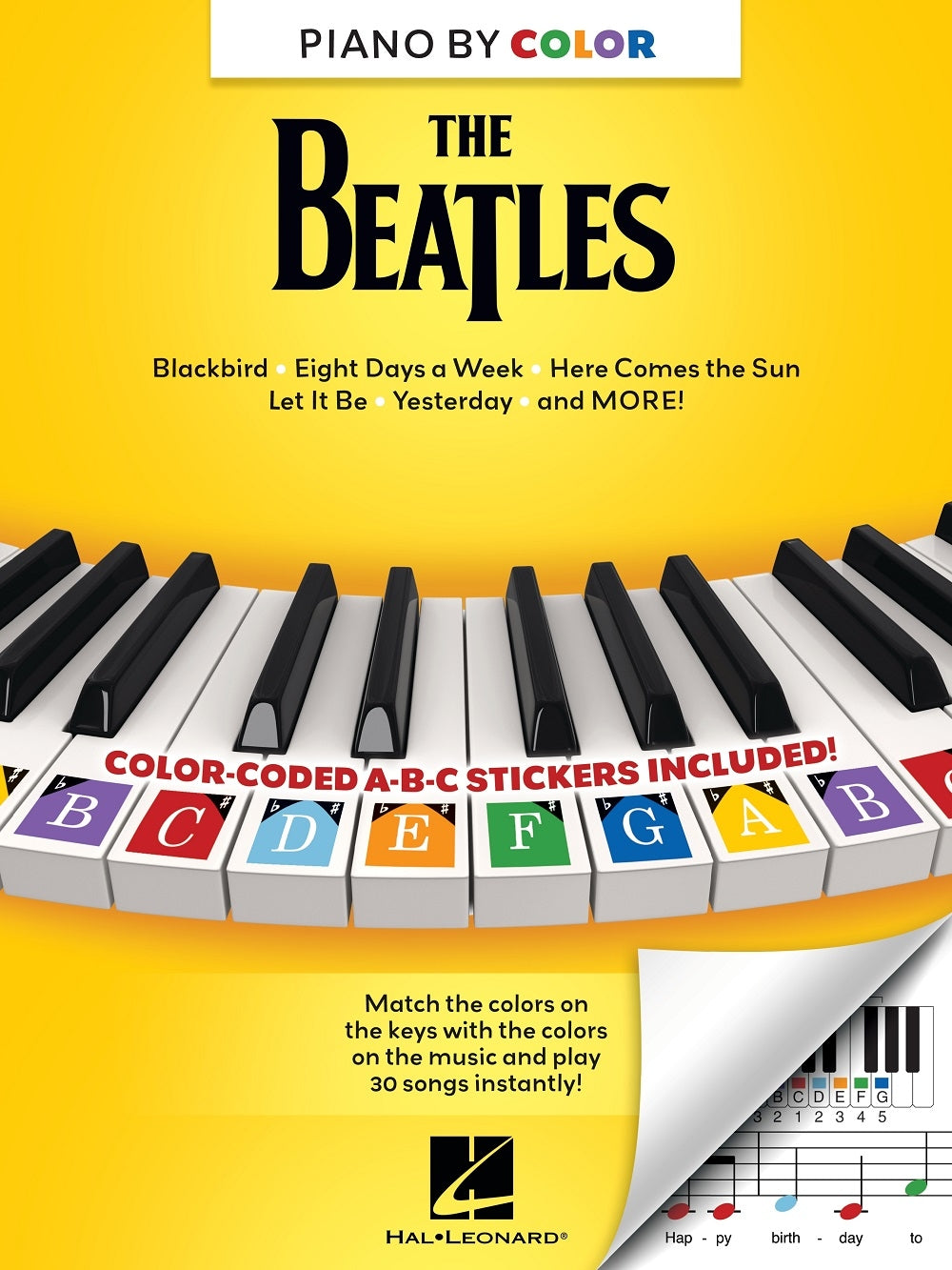 Piano-by-Color - The Beatles | piano