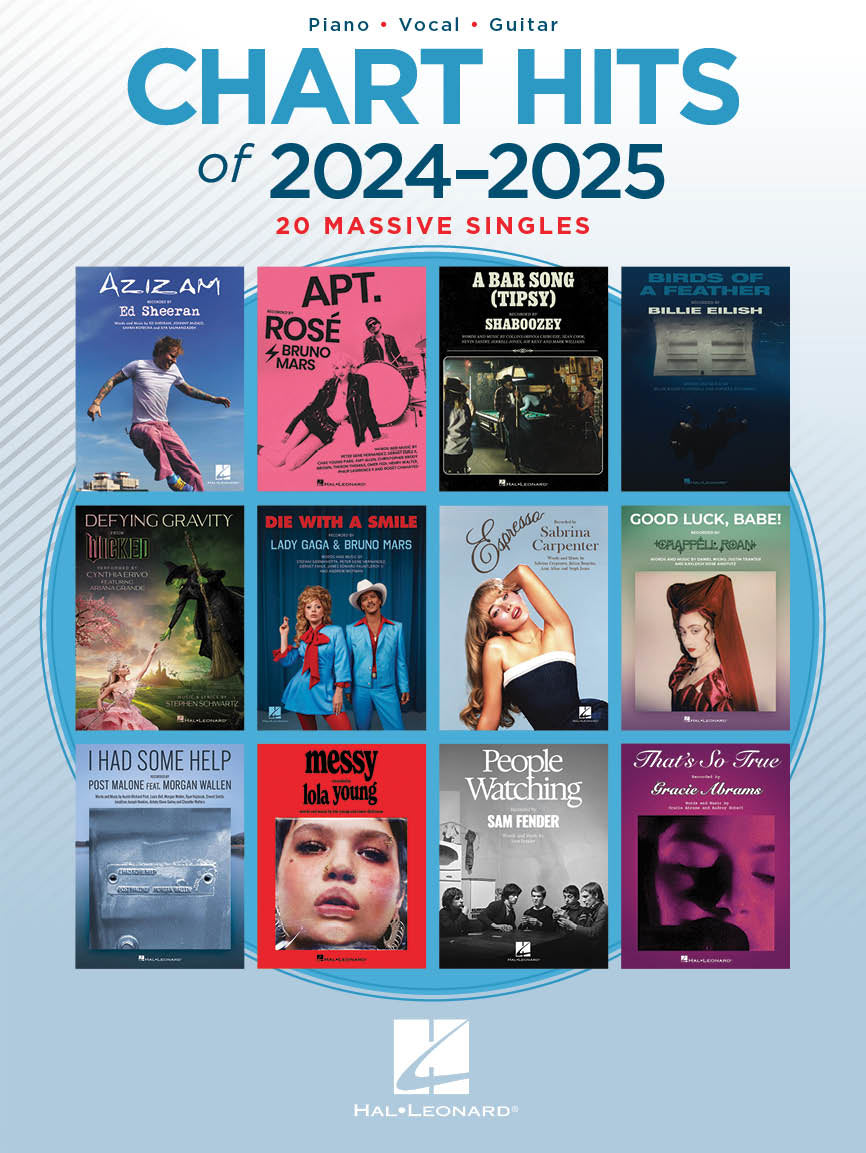 Chart Hits of 2024-2025 (PVG) | Piano, zang en gitaar
