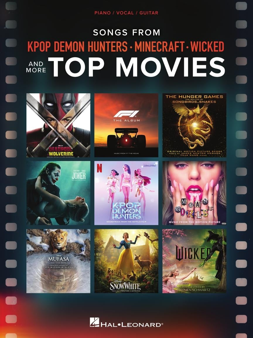 Songs from KPop Demon Hunters, Minecraft, Wicked – and More Top Movies | Piano, zang en gitaar