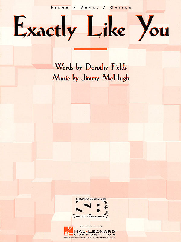 Exactly Like You | Piano, zang en gitaar