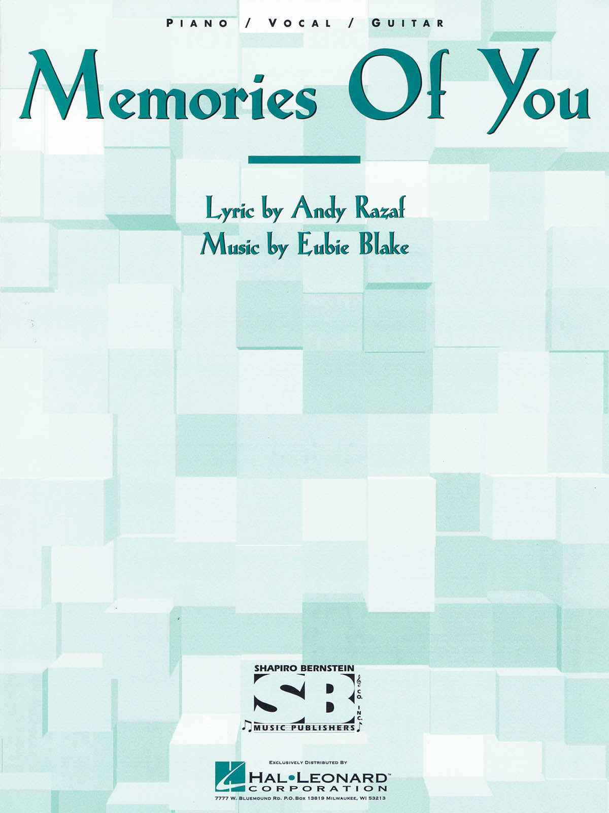 Memories of You | Piano, zang en gitaar