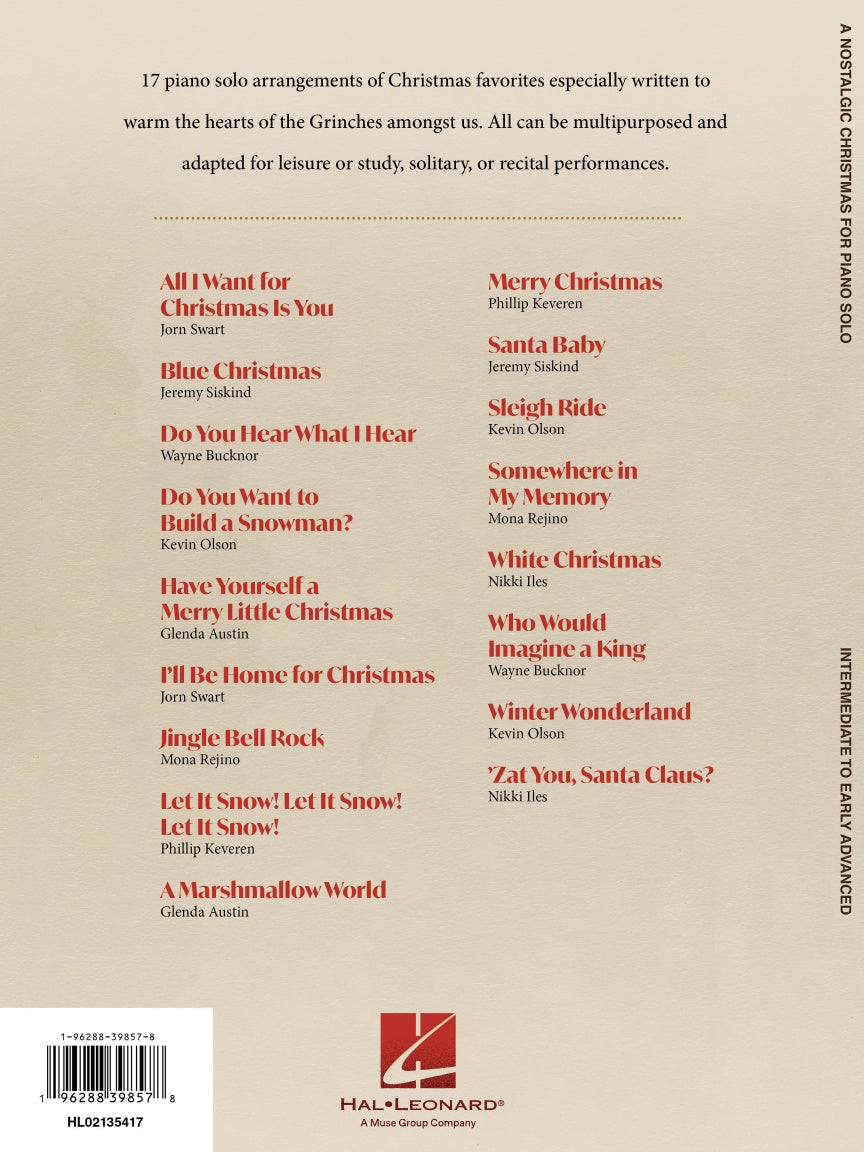 A Nostalgic Christmas for Piano Solo (Piano) [stack-source:HL02135417_8.jpg]