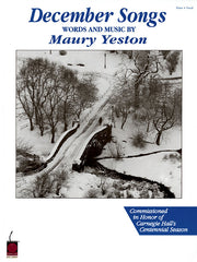 Maury Yeston - December Songs | Piano, zang en gitaar