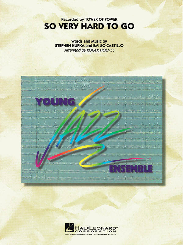 So Very Hard to Go | Jazz Ensemble