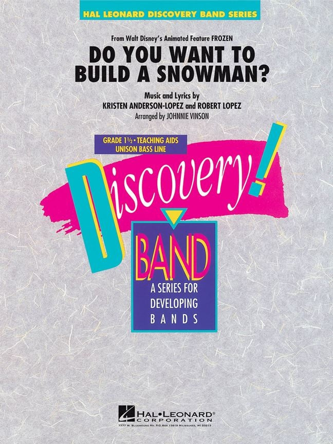 Do You Want to Build a Snowman? – From FROZEN | Harmonieorkest