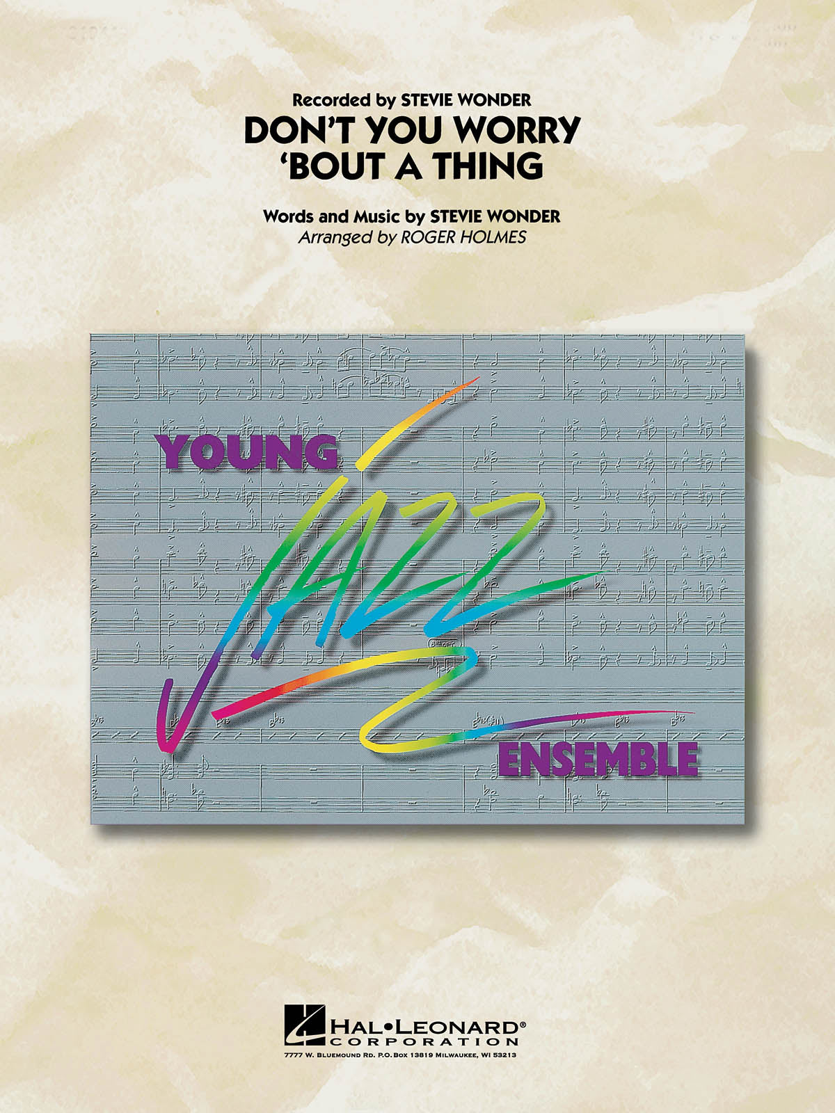 Don't You Worry 'Bout a Thing | Jazz Ensemble