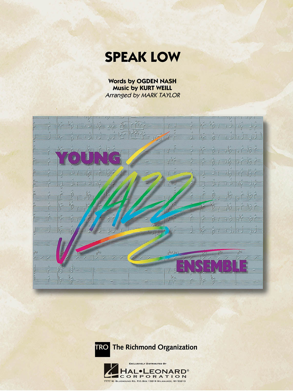 Speak Low | Jazz Ensemble