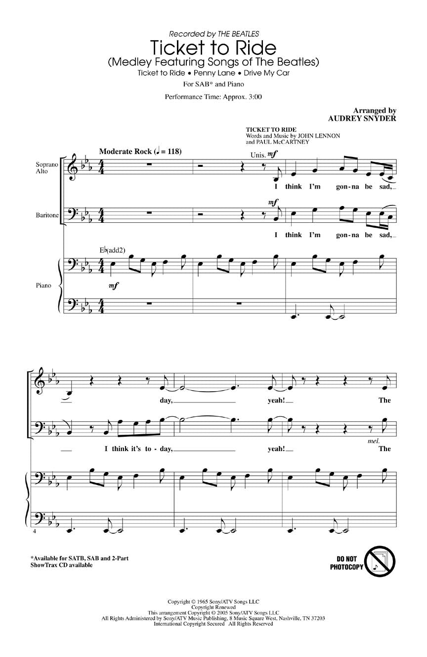 Ticket to Ride – The Beatles