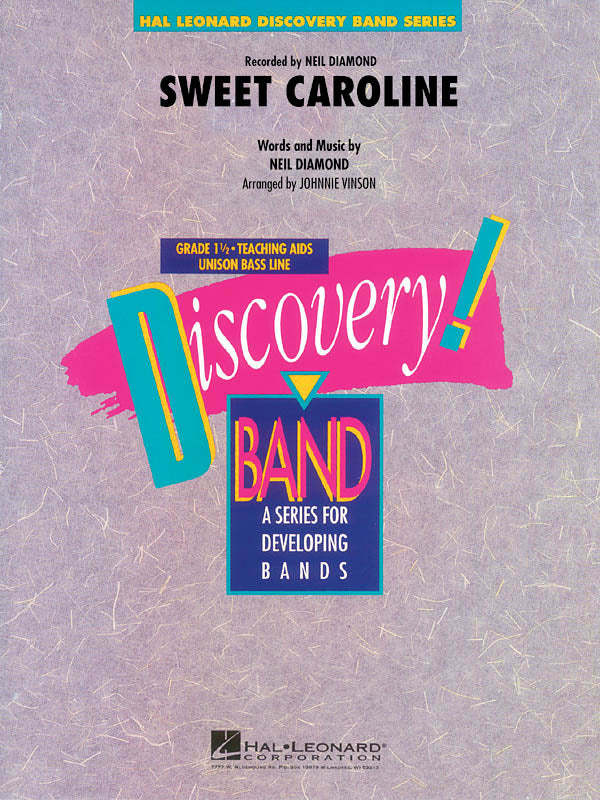 Sweet Caroline – Recorded by Neil Diamond | Harmonieorkest