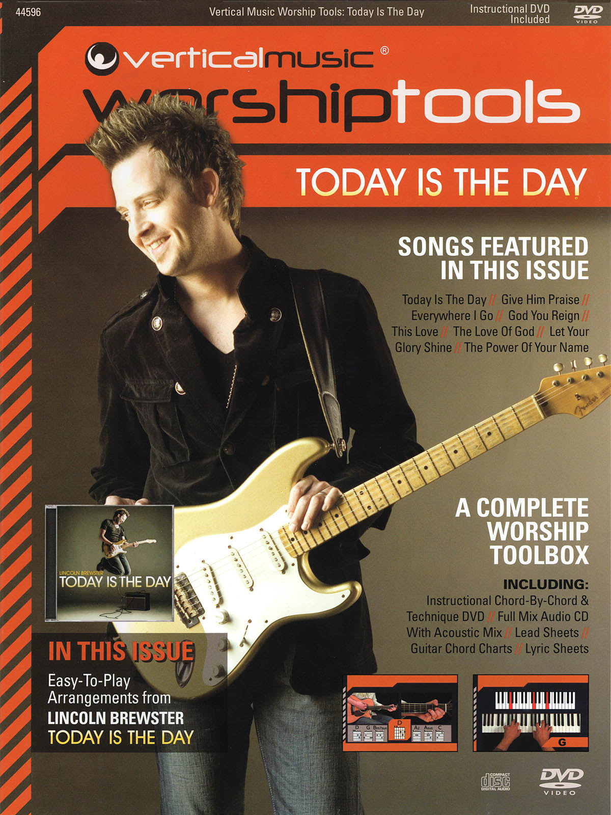 Lincoln Brewster - Today Is the Day – Book/CD/DVD Pack | Piano, zang en gitaar