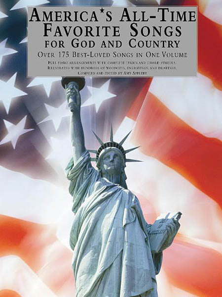 America's All-Time Favorite Songs – for God and Country - Library of Series | Piano, zang en gitaar