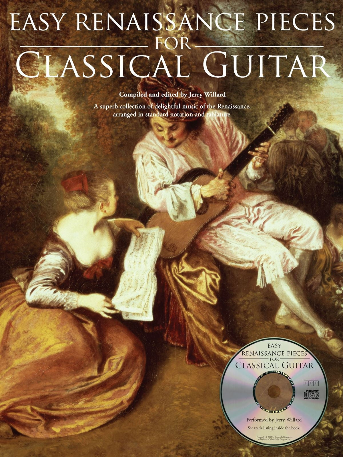 Easy Renaissance Pieces for Classical Guitar – With a CD of Performances Book/CD | Gitaar