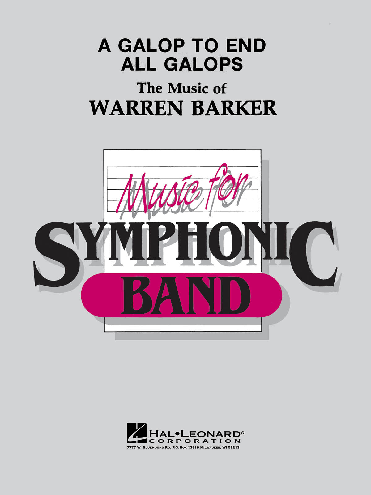 A Galop to End All Galops | Harmonieorkest