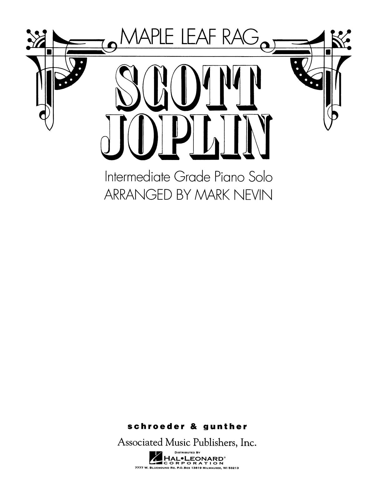 Joplin: Maple Leaf Rag