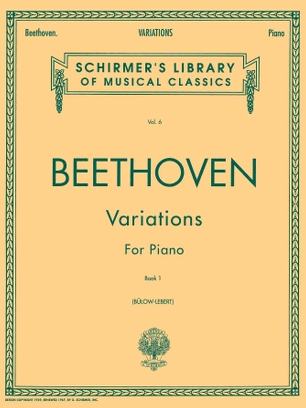 Beethoven: Variations - Book 1