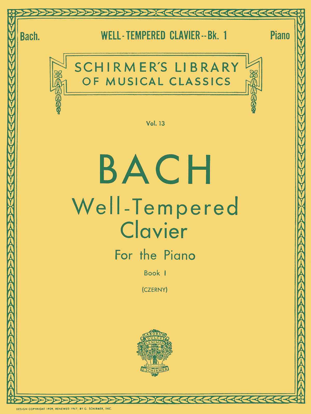 Bach: Well Tempered Clavier - Book 1