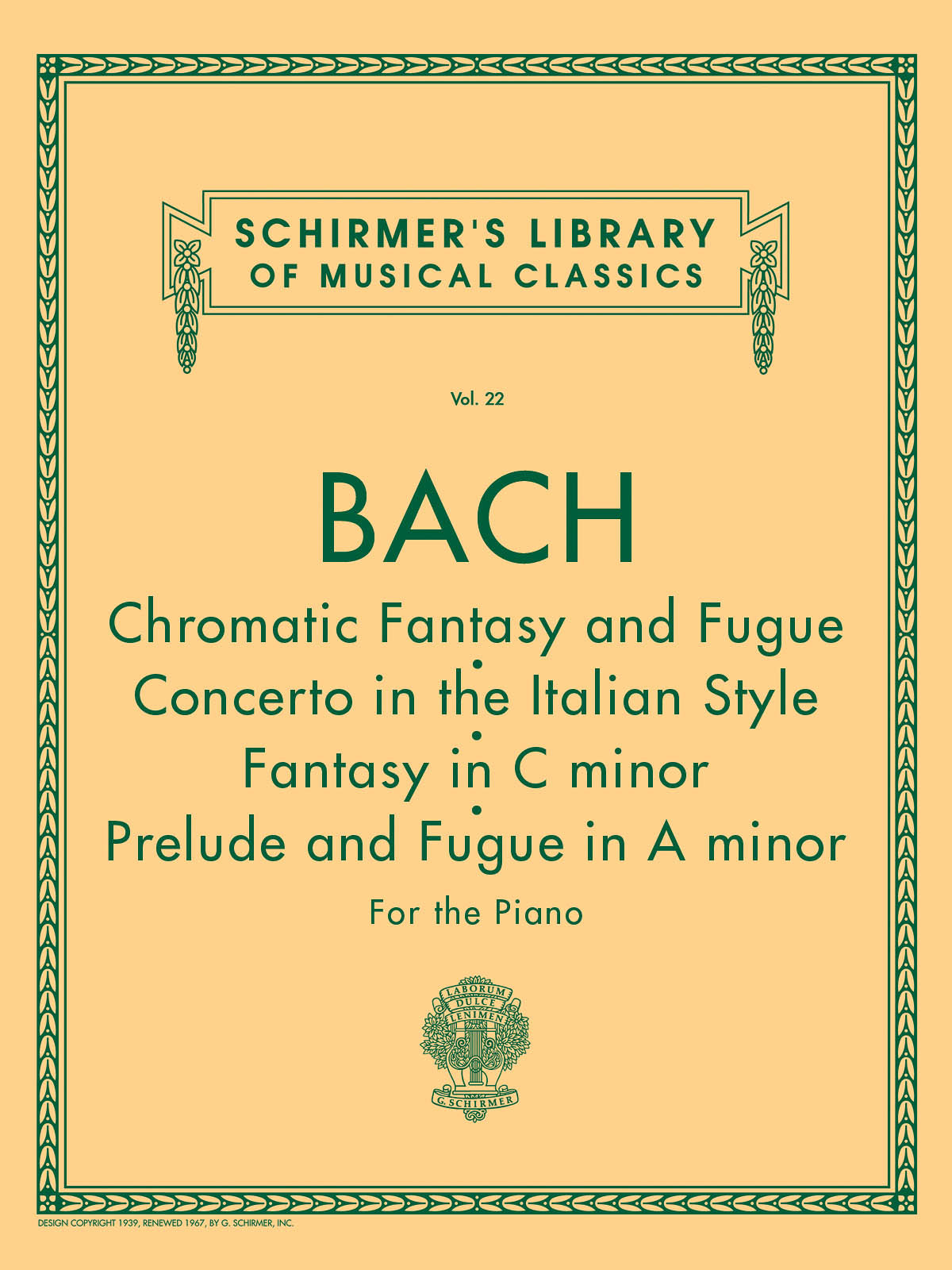 Bach: Chromatic Fantasy And Fugue