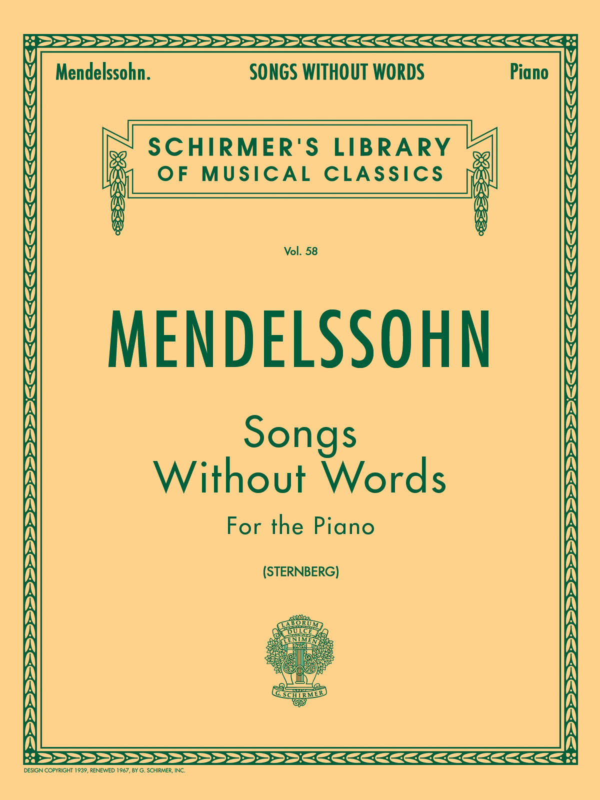 Bartholdy: Songs Without Words