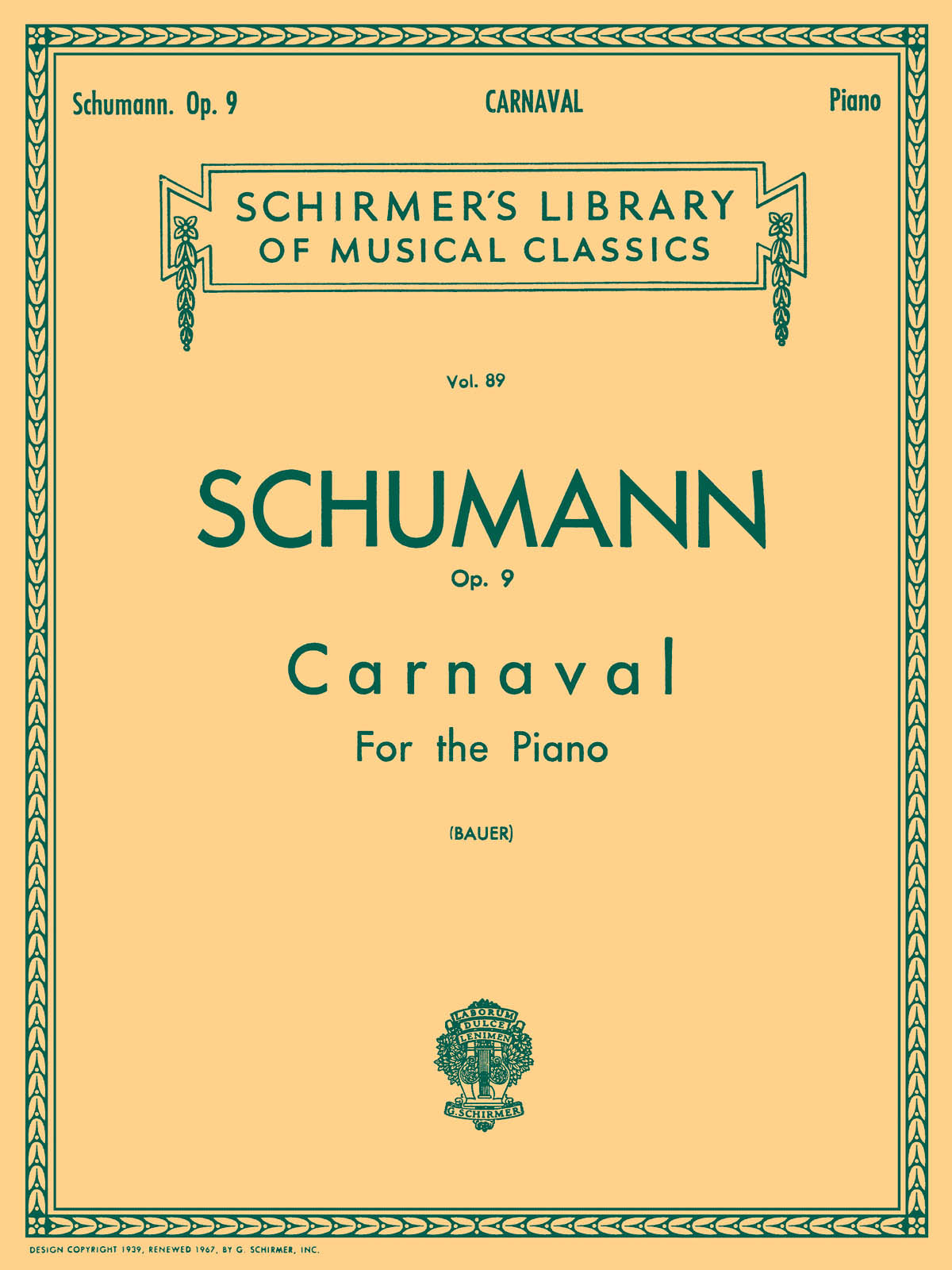 Schumann: Carnaval Op.9