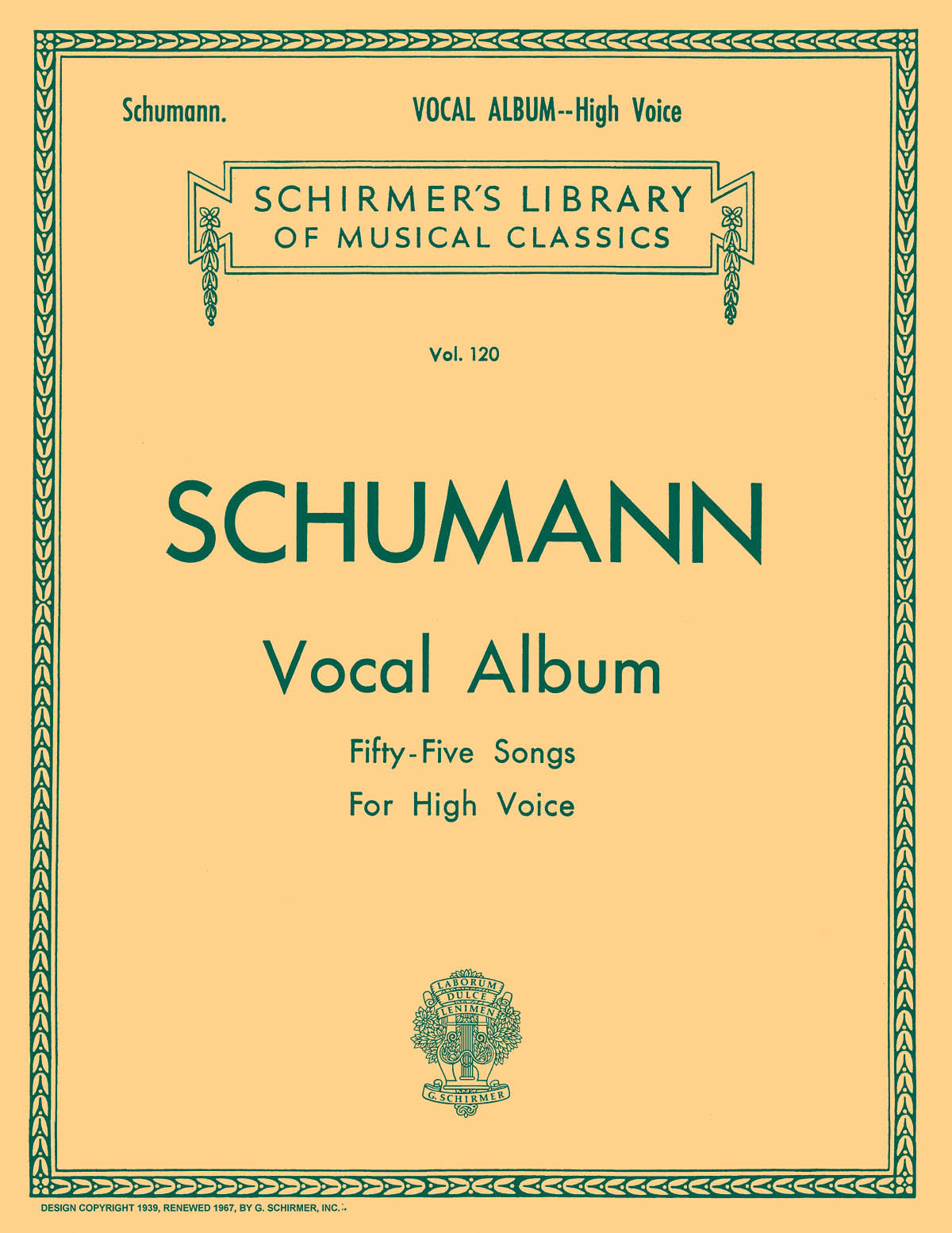 Schumann: Vocal Album - 55 Songs