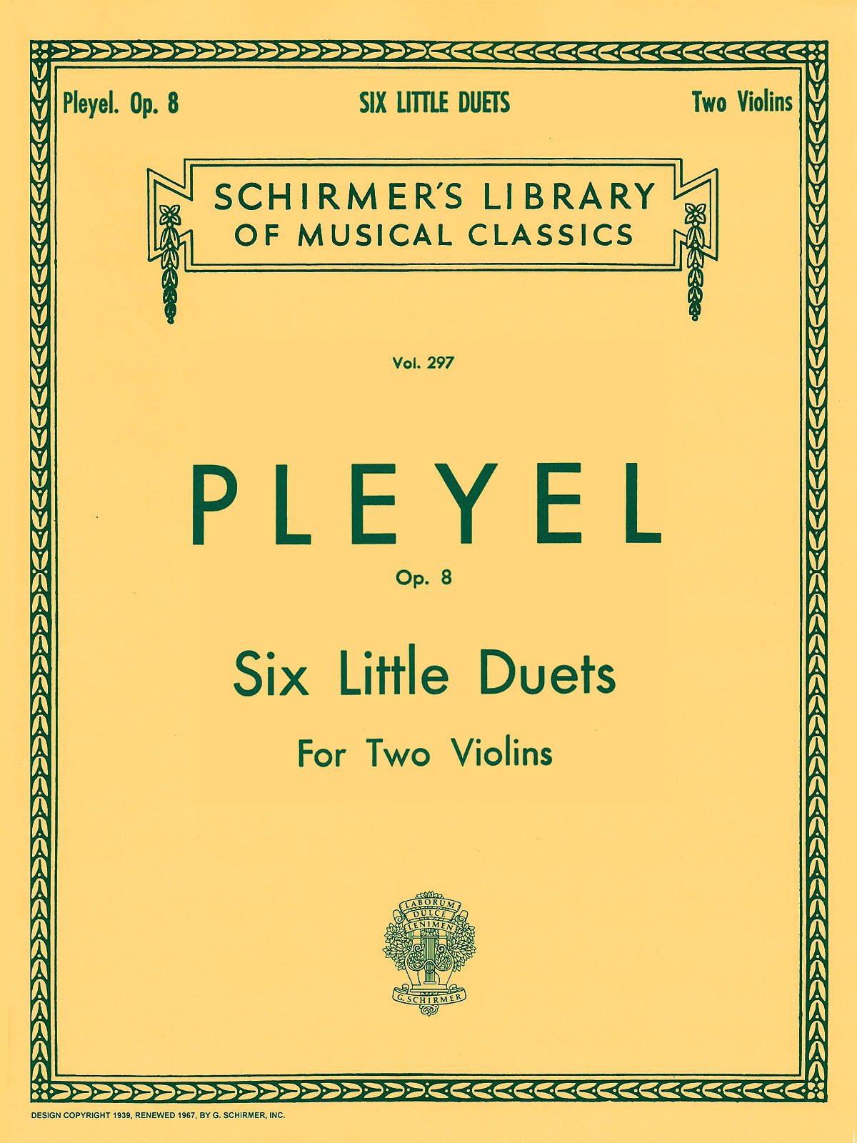 Pleyel: Six Little Duets, Op. 8