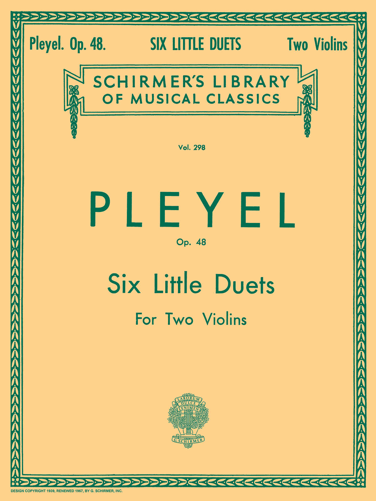 Pleyel: Six Little Duets, Op. 48