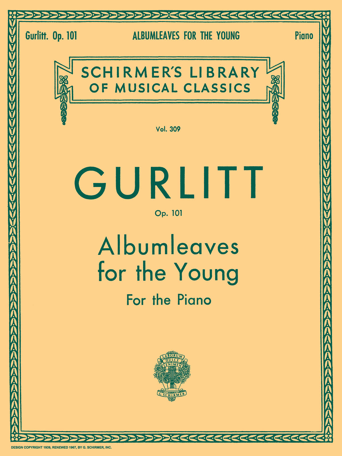 Gurlitt: Albumleaves for the Young, Op. 101