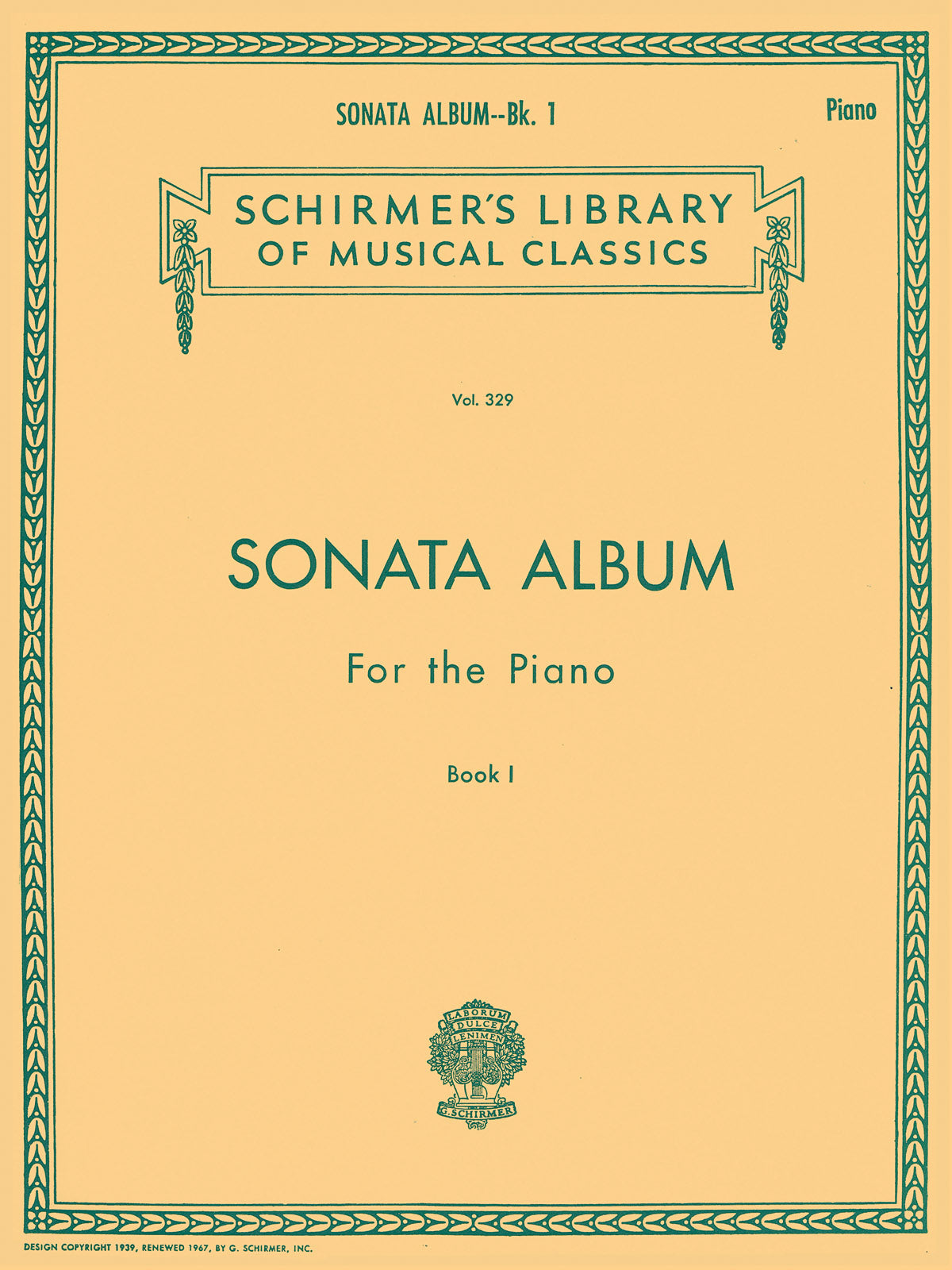 Sonata Album for the Piano - Book 1